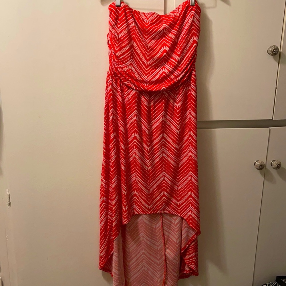 Strapless summer dress. XL